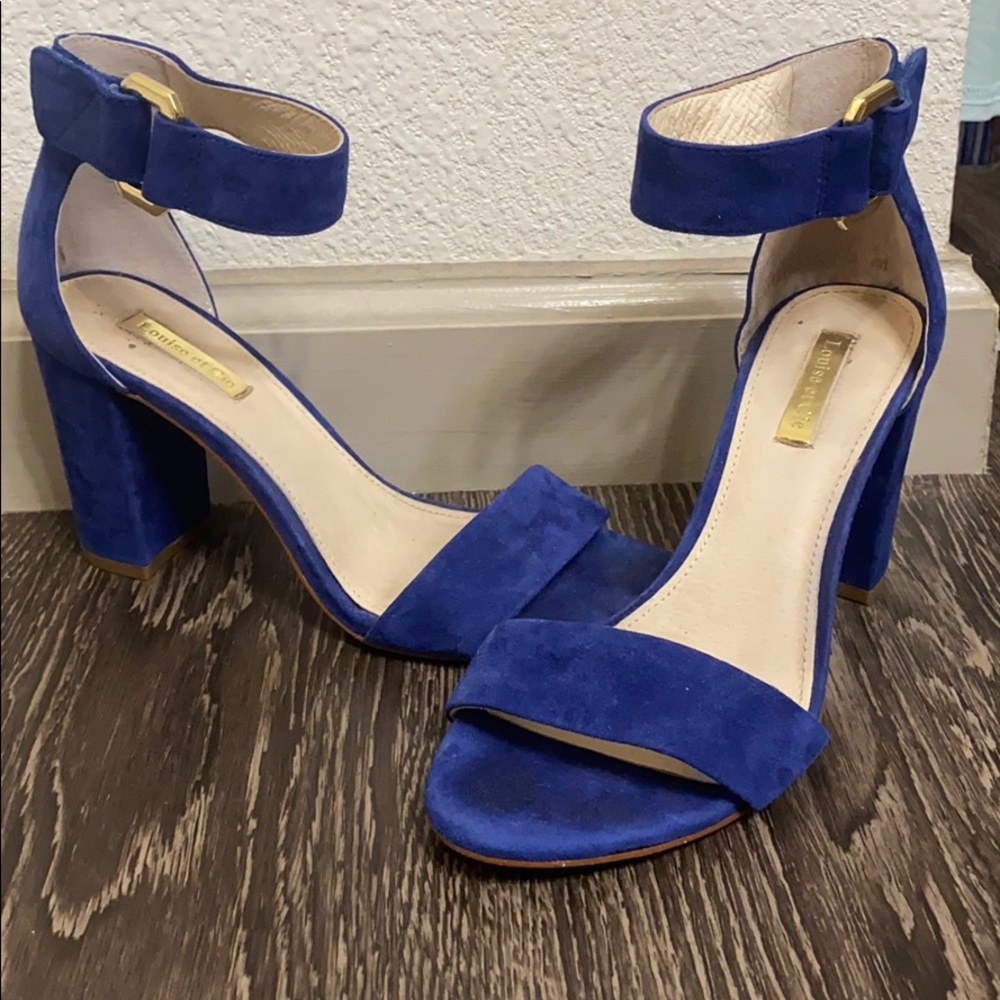 Louise et Cie royal blue heels